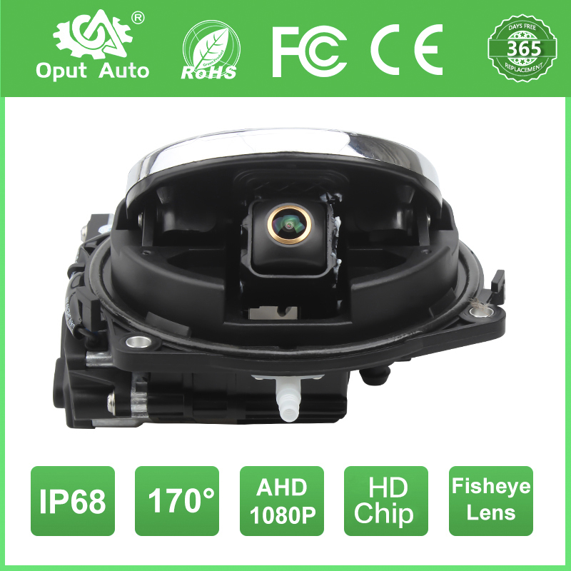 Golf Equipment Used - フリップエンブレムリアビューバックアップカメラ、170 ° 、ahd、1080p、vw、ゴルフ6、7、8、ポロ、CC、スポーツレ、マグタン、b6、b7、b8、eos、t-roc、パサート