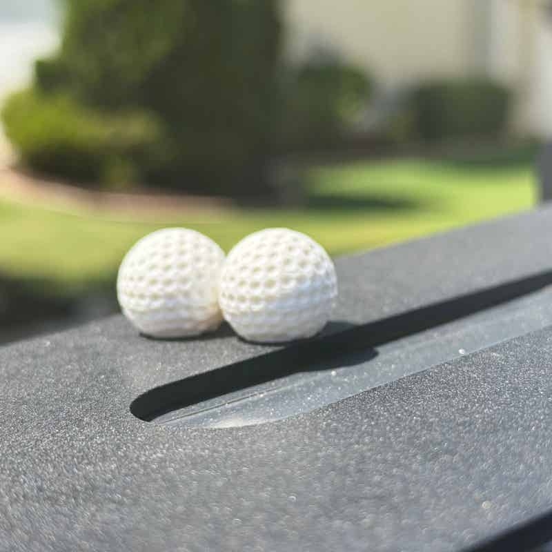 ゴルフボール型カータイヤバルブステムキャップ、汎用ホイールエ - Golf Equipment Used のレビューと価格